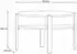 Forte Couchtisch Corno grau 45,5 Ø74.4 cm