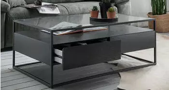 Concept Bozen II 110x60x42 cm Schwarz