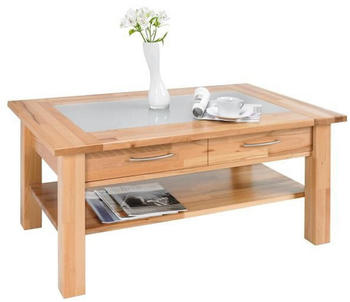 Linea Natura Couchtisch 70x45x110 cm Buche