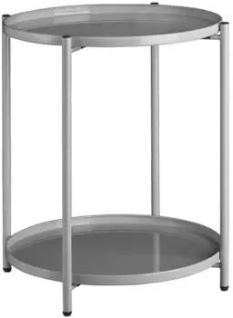 TecTake Beistelltisch Oxford 45,5x45,5x53 cm grau (404197)