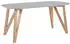 SalesFever Esstisch skandinavisches DesignHolz Eiche grau lackiert (120x80x76 cm) (391341)