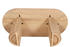 SIT Esstisch 180x90cm T-Ribbed Table Large Mangoholz natur 180x90 cm x73 cm (12823-01)