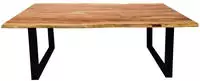 SIT Esstisch "Baumkantentisch aus Massivholz" Tischplatte aus Akazie mit Baumkante