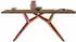 SIT Esszimmertisch 160 cm Teak 50 mm natur Metallgestell antikbraun 160x90 cm x73,5 cm (15540-00)