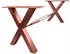 SIT Esstisch 240x100 cm 40 mm Altholz bunt lackiert -Gestell braun 240x100x76,5 cm (15105-00)