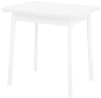 Hela Tische Vierfußtisch Trier II ausziehbarNachbildung weiß - 74x 75 bis 112 x 55 cm; 510361P