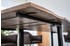 sam Esstisch Baumkante Mango natur 160 (260) x 90 cm Ansteckplatten schwarz NOAR Mango