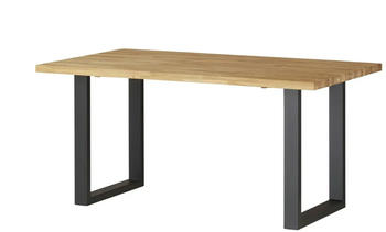 Woodford Kufentisch massiv Mirko holzfarben 90x77