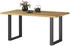 Woodford Kufentisch massiv Mirko holzfarben 90x77