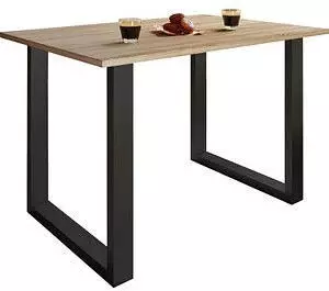 VCM Esstisch XONA 110x50x76 cm Eiche-schwarz Sonoma VCM Esstisch XONA 110x50x76 cm Eiche-schwarz Sonoma