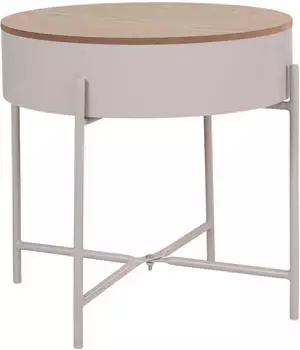 House Nordic Couchtisch + Beistelltisch Sisco &Oslash;40x40 cm grau