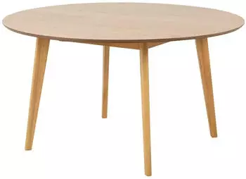 M&ouml;bel Kraft Esstisch holzfarben H: 76 &Oslash;:140