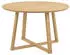 Mid.you Esstisch Natur Eiche furniert rund 120x75x120 cm