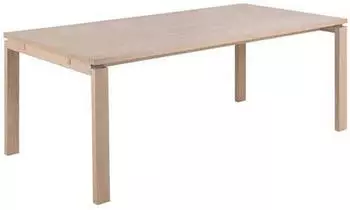 Mid.you Esstisch Eiche furniertmassiv rechteckig 100x75x200 cm