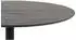 Mid.you Esstisch Schwarz Esche furniert rund Rundrohr 110x74x110 cm