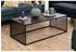 Mid.you Couchtisch Schwarz Kunststoff Glas rechteckig 40x60x120 cm