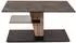 Vierhaus Couchtisch Anthrazit Grau Wildeiche Keramik massiv Wange 60x47-65x90 cm