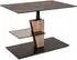 Vierhaus Couchtisch Anthrazit Grau Wildeiche Keramik massiv Wange 60x47-65x90 cm