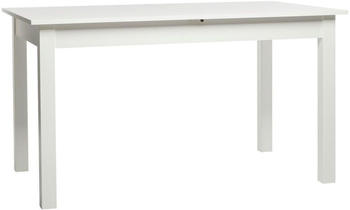 Mid.you Esstisch Wei&szlig; rechteckig 80x76.5x140 cm ausziehbar
