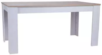 Mid.you Esstisch Eiche L&auml;rche rechteckig 90x75x160 cm ausziehbar