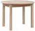 Mid.you Esstisch Sonoma Eiche rund 100x75x100 cm ausziehbar