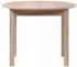 Mid.you Esstisch Sonoma Eiche rund 100x75x100 cm ausziehbar