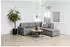 Livetastic Couchtisch Schwarz Eiche rund 80x45x80 cm