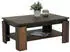 BOXXX Couchtisch Schwarz Alteiche Holzoptik rechteckig 60,5x41,5x90 cm