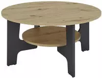 byLIVING Couchtisch "JONNY" Artisan Eiche, Old Wood oder wei&szlig;, Ablageboden