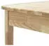 Mid.you Esstisch Wildeiche massiv rechteckig 80x76x60 cm