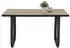 BOXXX Esstisch Eiche Anthrazit rechteckig U-Form Kufe 90x76x140 cm