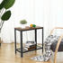 BOXXX Beistelltisch Braun Schwarz Metall rechteckig 30x60x60 cm