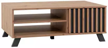 Mid.you Couchtisch Anthrazit Eiche Artisan rechteckig 67x42x110,5 cm