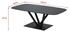 Novel Couchtisch Anthrazit Schwarz Metall Keramik 70x41x120 cm