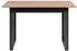 Mid.you Esstisch Anthrazit Eiche Artisan rechteckig U-Form 80x75x120 cm ausziehbar