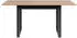 Mid.you Esstisch Anthrazit Eiche Artisan rechteckig U-Form 80x75x120 cm ausziehbar