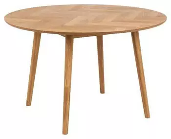 Mid.you Esstisch Eiche furniert rund 120x75x120 cm Reach