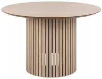 ACTONA GROUP Esstisch "Linley Tisch, Wohnzimmertisch, S&auml;ulengestell," Rund,