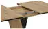 BOXXX Esstisch Schwarz Eiche rechteckig 90x76x140-180 cm ausziehbar