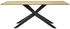 Musterring Musterring Esstisch Tiama Eiche massiv rechteckig X-Form 100x77x200 cm