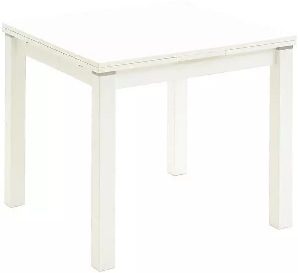 Valdera Esstisch Weiß 80x76x80-140 cm ausziehbar