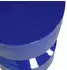 CarryHome BeistelltischBlau Metall rund 30x47x30 cm