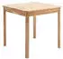 Mid.you Esstisch Wildeiche massiv quadratisch 80x76x80 cm