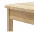 Mid.you Esstisch Wildeiche massiv quadratisch 80x76x80 cm