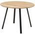 Mid.you Esstisch Eiche massiv rund 110x75x110 cm
