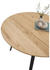Mid.you Esstisch Eiche massiv rund 110x75x110 cm