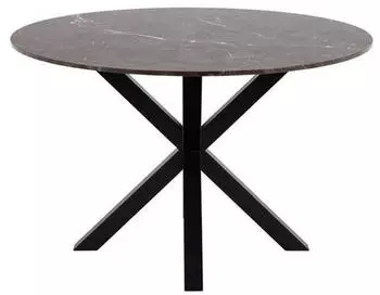 Mid.you Esstisch Braun Stein rund 120x75x120 cm