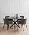Mid.you Esstisch Braun Stein rund 120x75x120 cm
