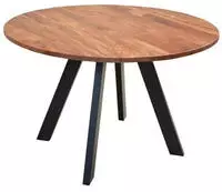 byLIVING Esstisch "Tara" 1 Stk. tlg. ausdrucksstarke Tischplatte aus Massivholz