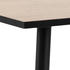 CarryHome Esstisch Schwarz Eiche rechteckig konisch 80x75x120 cm Reach lichtecht